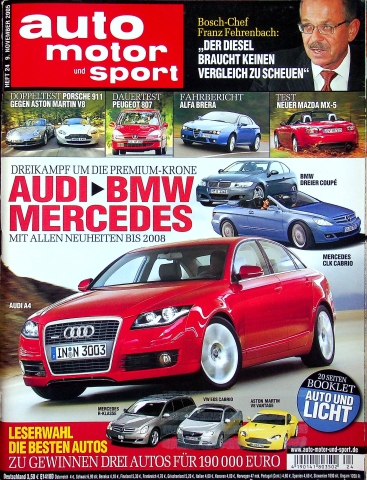 Deckblatt Auto Motor und Sport (24/2005)